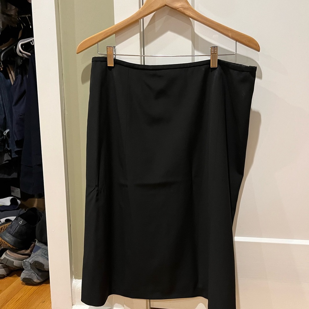 Black Armani Collezioni skirt.